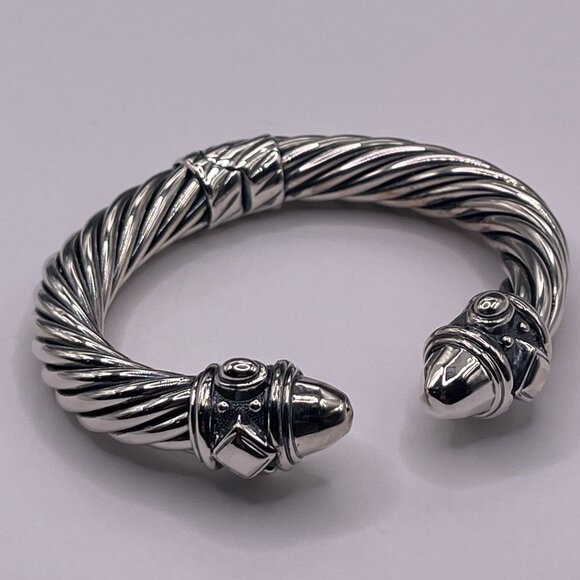David Yurman Sterling Silver Renaissance Bracelet, 9mm - Picture 5 of 12